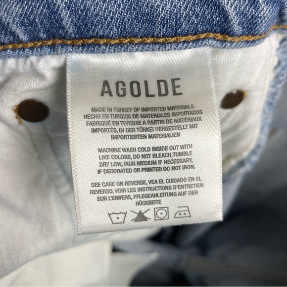 Agolde Riley High Rise Straight - Picture 8 of 10